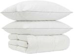 G&auml;nsedaunen-bettdecken-set 90% Fulda 3 Stk. 200 X 200 Cm Wei&szlig; Vidaxl