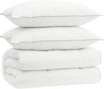 Bettdecke Und Kissen Set 3 Stk. 135x220 Cm 4 Jahreszeiten Wolle Vidaxl