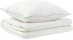 Bettdecke Und Kissen Set 2 Stk. 150x200 Cm Sommer 200 Gsm Wolle Vidaxl