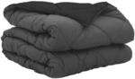 Sommerdecke 200 X 135 Cm Sommer 200 Gsm Schwarz Und Anthrazit Vidaxl