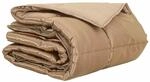 Sommerdecke Gold 135 X 200 Cm Satin Und Mikrofaser Vidaxl