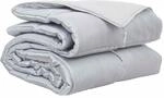 Vidaxl Full Year Duvet 135 X 200 Cm 300 Gsm Silver
