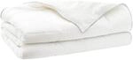 Bettdecke Trier 150x200 Cm Sommer 140 Gsm Wei&szlig; Hypoallergen Vidaxl