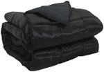 Vidaxl Full Year Duvet 135 X 200 Cm 300 Gsm Black