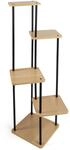 Metall Pflanzenst&auml;nder Schwarz 5 Ebenen Aus Holz - 107 X 30 Cm - Blumentreppe...