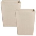 Set Mit 2 Blument&ouml;pfen Cyrodalis 42 Cm Beige