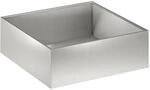 Garten-pflanzgef&auml;&szlig; Silber 60 X 60 X 20 Cm Edelstahl Vidaxl