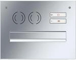 Renz - Frontplatte Eckig Passend Zu Unterputz Briefkasten 360x280mm, Edelstahl