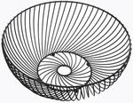5five Simply Smart - Gedrehter Papierkorb Aus Metall 30cm Schwarz - 5five
