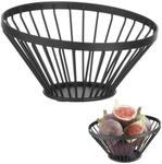 Obstkorb Aus Draht, Schwarz, Matt Beschichtet, Durchmesser 150 Mm - Hendi 427095