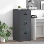 Aktenschrank Anthrazit 44 X 50 X 106,5 Cm Kaltgewalzter Stahl Vidaxl