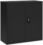 Aktenschrank Schwarz 90x40x90 Cm Stahl Vidaxl