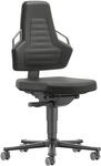 Bimos Arbeitsstuhl Nexxit 2 Griff Grau Sitzh&ouml;he 450-600 Mm, Stoff Schwarz,mit...