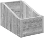 Lp Plattenbox Sonoma-grau 18 X 32 X 18 Cm Holzwerkstoff Vidaxl