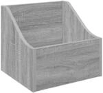 Lp Plattenbox Sonoma-grau 37 X 33 X 32 Cm Holzwerkstoff Vidaxl
