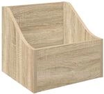 Lp Plattenbox Sonoma-eiche 37 X 33 X 32 Cm Holzwerkstoff Vidaxl