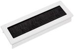 Sotech Kabeldurchlass Tondo Wei&szlig; Eloxiert L&auml;nge 150 Mm