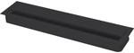 Vasalat - Kabeldurchgang Eckig Mit Staubschutzb&uuml;rste, 350x70x25mm, Alu Schwarz...