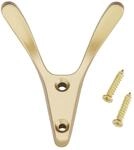 So-tech - Sotech 10 St&uuml;ck Kleiderhaken Volta Messingoptik 77 X 68 X 30 Mm