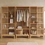 [en.casa] - Garderobenset Aus 2 X Standregal Trundholm + 1 X Kleiderst&auml;nder Vemb