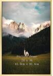 Aluminium Bilderrahmen 61x91,5 Cm Gold Matt Mit Ps-scheibe