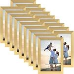 Bilderrahmen 10x15 Cm 18er-set, Gold, F&uuml;r Wand & Tisch