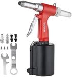 Vevor Druckluft Nietmutternzange Set Mit 4 Nasenst&uuml;cken 2,4/3,2/4,0/4,8mm,
