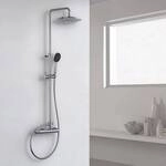 Kronenbach Duschsystem 2.0 Rund Mit Einhebelmischer Und Kopfbrause 22,5 Cm
