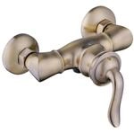 Paulgurkes Bronze Duscharmatur Messing Antik Aufputz Retro Nostalgie