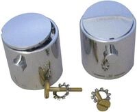 Kludi Ersatzteil Griffset Thermostat Dual Shower System Chrom, 7494305f-00