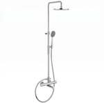 Kronenbach Duschsystem Aufputz Mit Wannenthermostat Und Kopfbrause &Oslash; 22,5 Cm,...