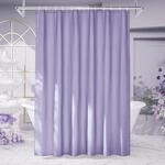 Textiler Duschvorhang 180x180 Cm, Lila, Schimmelresistent, Wasserabweisend, Waschbar,