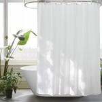 Duschvorhang 180x180 Cm Wei&szlig;, Anti-schimmel, Wasserdicht, Waschbar, Inkl. 12...