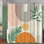 Duschvorhang 180x200 Cm Boho Style, Wasserabweisend, Schimmelresistent, Waschbar