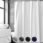 Duschvorhang 180x220 Cm, Anti-schimmel, Wasserabweisend, Waschbar, Wei&szlig;