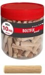 Tox-d&uuml;bel-techn. - Holzd&uuml;bel Boltfix Wood 10x40 Mm, Riffeld&uuml;bel Aus Massiver Buche