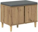 Flurbank Artisan-eiche 60 X 38 X 46 Cm Vidaxl