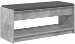 Flurbank Betongrau 103 X 38 X 45 Cm Vidaxl