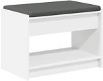 Flurbank Wei&szlig; 63 X 38 X 45 Cm Vidaxl