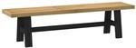 Esstischbank Noain 160 X 41 X 45 Cm Massives Kiefernholz Natur Vidaxl