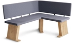 Esszimmer-eckbank Rivon, Goldkraft Eiche/anthrazit, 150 X 120 Cm Linke Ecke, Vicco