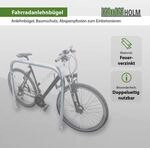 Baumarktplus - Fahrradanlehnb&uuml;gel 115 X 99 Cm Stahl Feuerverzinkt &Oslash; 49 Mm Grau