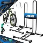 Kesser&reg; Fahrradst&auml;nder, Freistehend, Bis 65 Mm - Schwarz, 2er Set