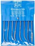 Pferd Tools Pr&auml;zisions-riffelfeilen-set Typ 720 P 190mm Schweizer Hieb 0, Grob