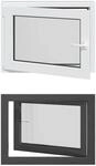Vidaxl Basement Window Internal Colour White Risor 80 X 70 Cm