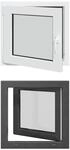Kellerfenster Innenseite Farbe Wei&szlig; Risor 50 X 50 Cm Vidaxl