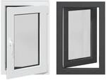 Kellerfenster Innenseite Farbe Wei&szlig; Risor 60 X 100 Cm Vidaxl