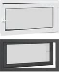 Kellerfenster Innenseite Farbe Wei&szlig; Risor 110 X 60 Cm Vidaxl