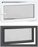 Kellerfenster Innenseite Farbe Wei&szlig; Risor 110 X 70 Cm Vidaxl