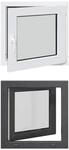 Kellerfenster Innenseite Farbe Wei&szlig; Risor 60 X 60 Cm Vidaxl